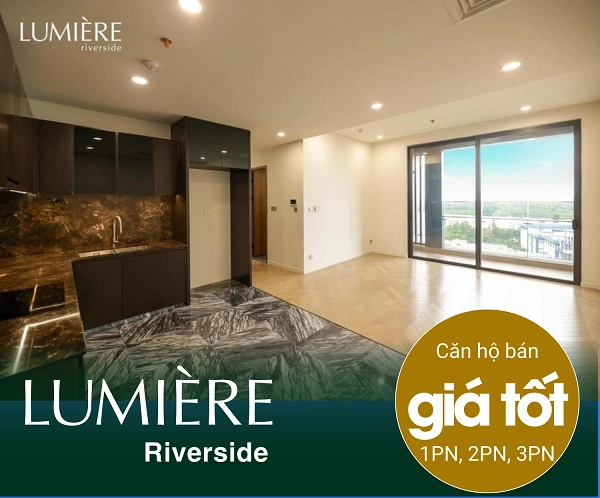 Cho thuê Lumier Riverside 1,2,3 PN căn hộ giá từ 18tr
