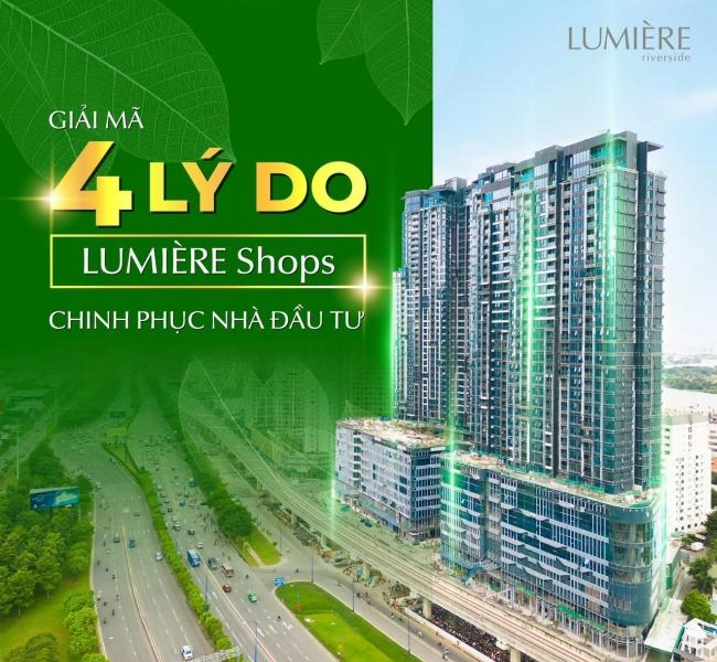 Giải mã 4 lý do Shophouse Lumiere Thu hút nhà đầu tư