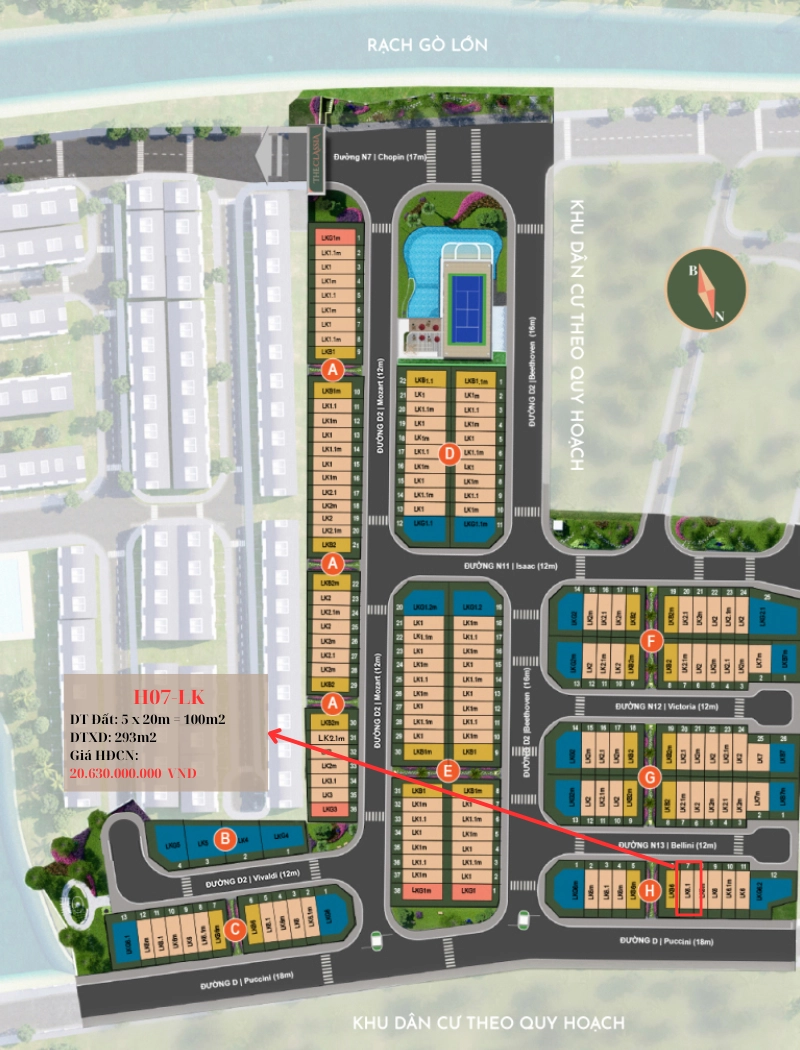 Bán nhà phố The Classia Khang Điền Bán nhà phố The Classia Khang Điền