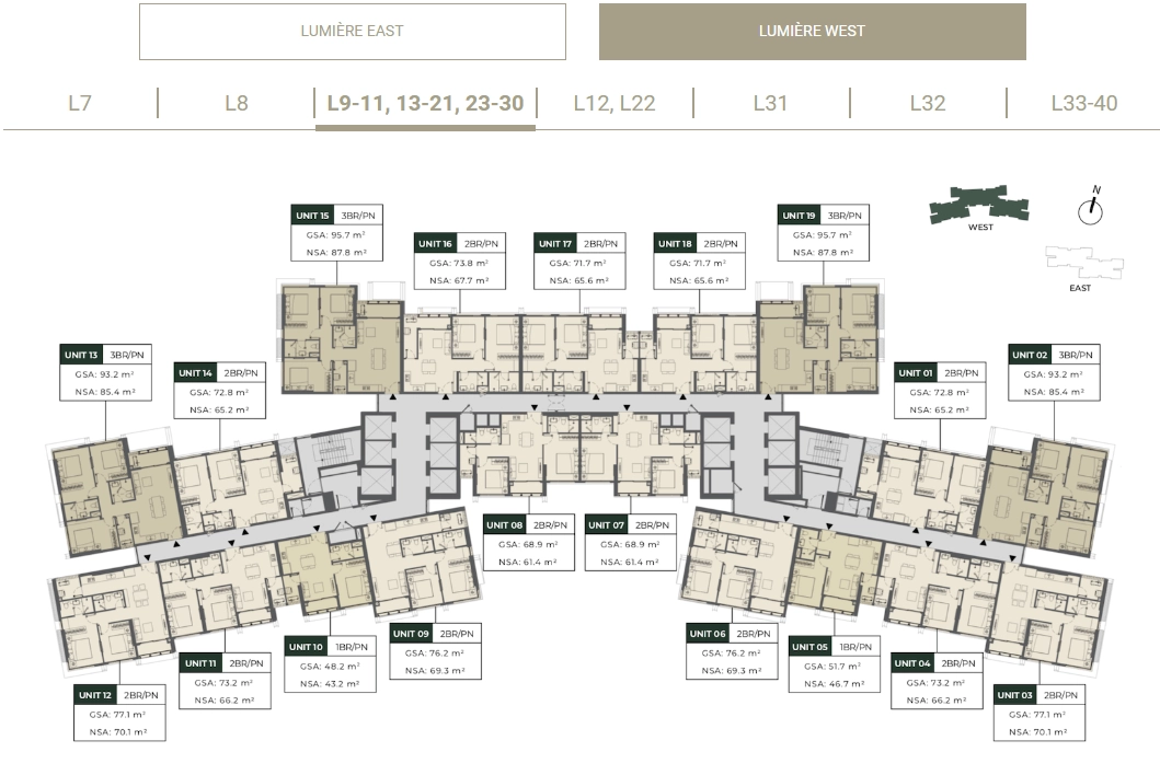 Lumiere Riverside 1 phòng ngủ bán Lumiere Riverside 1 phòng ngủ bán